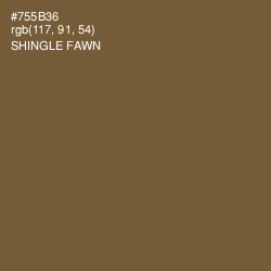 #755B36 - Shingle Fawn Color Image
